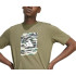 Camiseta adidas Homem Caixa Camo Verde Escuro