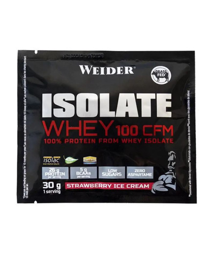 Weider Isolate Whey 100 Cfm Proteína Monodose_Morango 30 G