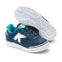 Sapatilhas De Futebol Sala Kelme Infantil Trueno Lace Marinho e Branco