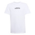 Camiseta adidas Infantil Linear 160 Branco/Preto