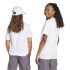 Camiseta adidas Infantil Linear 160 Branco/Preto