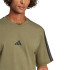 Camiseta adidas Homem 3Bands Verde escuro/preto