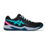 Sapatilhas Gel Homem padel ASICS -Dedicate 8 Padel Preto/Aqua