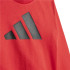 adidas French Terry Fato de treino Big Logo Jog Bebé Vermelho/Preto