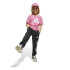 Camiseta adidas Infantil Essentials Grande logótipo rosa/branco