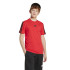 Camiseta adidas Infantil 3 bandas Rubpur/Preto