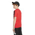 Camiseta adidas Infantil 3 bandas Rubpur/Preto