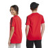 Camiseta adidas Infantil 3 bandas Rubpur/Preto