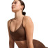 Sutiã esportivo Yoga Mulher by Puma Move Yogini Bra Castanho EsprEssentialsso