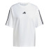 Camiseta adidas Mulher 3 Bandas Bf Branco/Preto