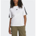 Camiseta adidas Mulher 3 Bandas Bf Branco/Preto