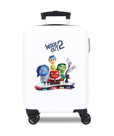 Disney Abs Trolley Mala 50 Cm.4R Inside Out 2 Branco