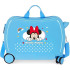 Mala Infantil Disney Abs Mala de viagem com rodas 4W.(2 Multid.)Minnie Rainbow Blue