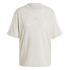Camiseta adidas Mulher 3 Band Boyfriend creme