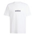 Camiseta adidas Homem Linerar Single Branco/Preto