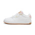 Sapatilhas Casual CourtPUMA Puma Classic Lux Branco/Malha lilás/Dourado