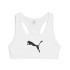 Sutiã esportivo Fitness Mulher PUMA de Puma 4Keeps Bra Branco/Gato preto grande