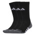 Meias Fitness adidas Infantil de Prf C Cc Crw 3P Preto/Branco
