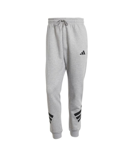 Calça adidas Homem Future Icons 3-Stripes Cinzento