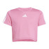 Conjunto Fitness adidas Set Menina de Jg Tr-Es 3Bandas Pink