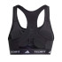 Sutiã esportivo Fitness adidas Mulher da Techfit Black
