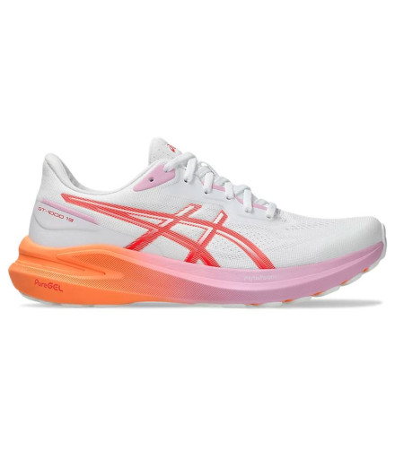 Sapatilhas Trail Mulher de ASICS Gt-1000 13 Branco/Coral