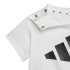 Conjunto adidas Bebês Grande logótipo preto/branco