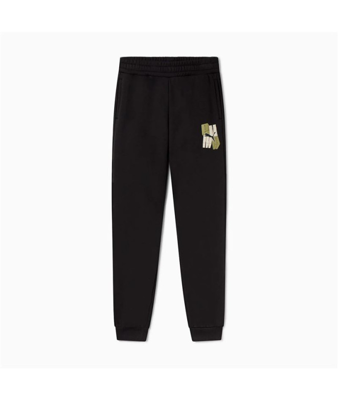 Calça Menino Calças de treino gráficas Puma...