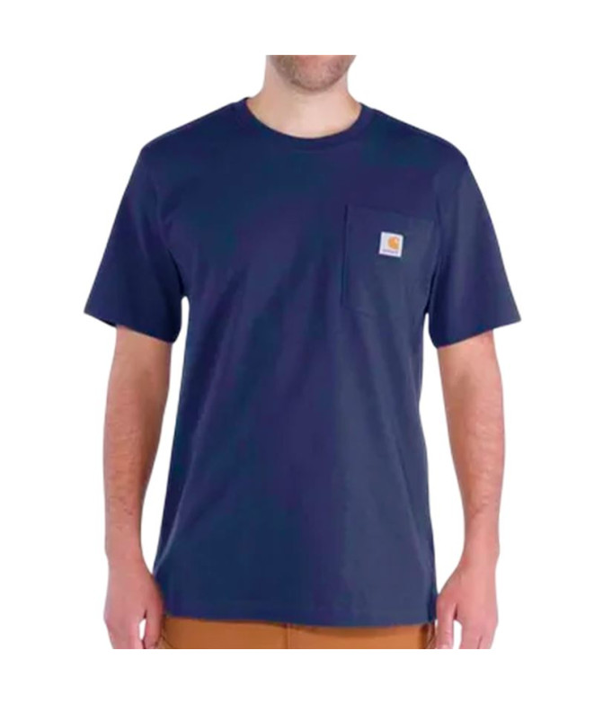 Camiseta Homem T-Shirt Carhartt K87 Pocket S/S...