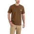 Camiseta Homem T-Shirt Carhartt K87 Pocket S/S Oiled Walnut Heather