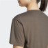 Camiseta Fitness adidas Mulher by Essentials Grande logótipo de desempenho Verde azeitona
