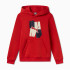 Moletom Menino casaco com capuz gráfico Ess+ da Puma Fl For All Time Vermelho