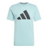 Camiseta Fitness adidas Homem by Train Essentials Feelready Logo Training Azul