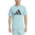 Camiseta Fitness adidas Homem by Train Essentials Feelready Logo Training Azul