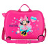 Mala Infantil Disney Abs Mala de viagem com rodas 4W.(2 Multid.)Love Minnie Pink