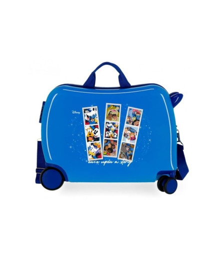Mala Infantil Disney Abs Mala de viagem com rodas 4W.(2...
