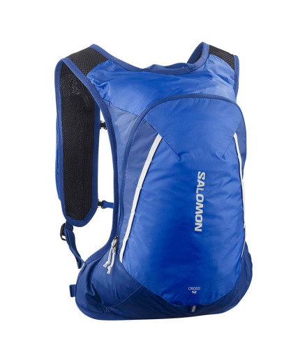 Mochila Trail Salomon de Cross 12 Nautical Blue/Limoge