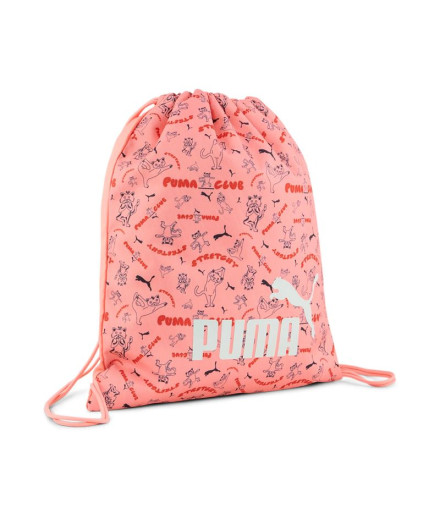 Bolsa Fitness de Puma Phase Aop Small,Pink Fruit , Menino