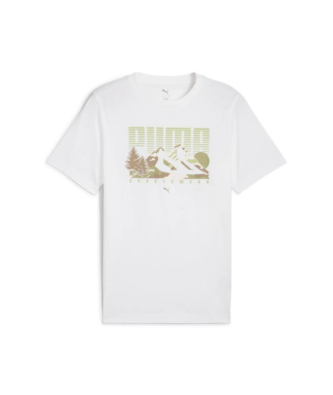 Camiseta Homem T-shirt Puma Graphics Mountain...