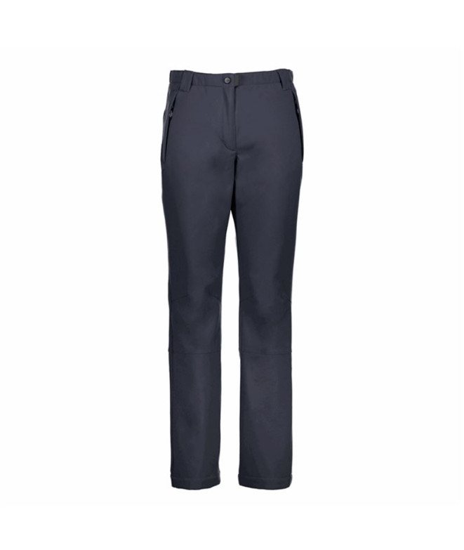 Calça de Montanha Campagnolo Long Mulher Escuro...