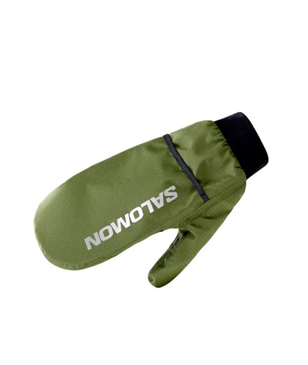 Luvas Running Salomon de Bonatti Verde impermeável