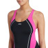 Fato de banho Natação Mulher de Zoggs Eaton Flyback E+ Preto/Magenta