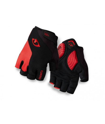 Luvas Ciclismo from Giro Strade Dure Supergel Preto/Vermelho