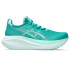 Sapatilhas Running Gel Mulher da ASICS -Nimbus 27 Wave Teal/Mint