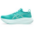 Sapatilhas Running Gel Mulher da ASICS -Nimbus 27 Wave Teal/Mint