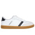 Sapatilhas Skechers Menino Zinger Street Blanc0 Sintético/Couro/ Guarnição preta