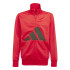 adidas Infantil Fato de treino com grande logótipo vermelho/preto