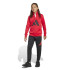 adidas Infantil Fato de treino com grande logótipo vermelho/preto