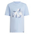 Camiseta adidas Infantil Lk Ice Blue
