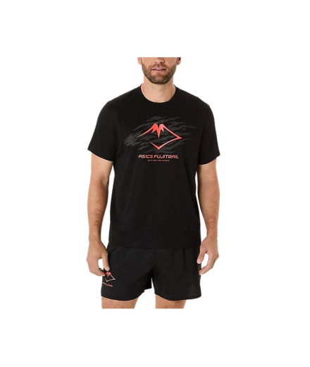 Camiseta Trail Top Homem de ASICS Fujitrail Logo Ss...